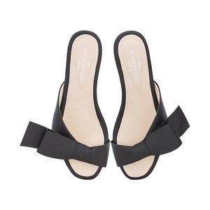 Josefinas Portugal MARIE ANTOINETTE Slide in Black | Size 7.5 US